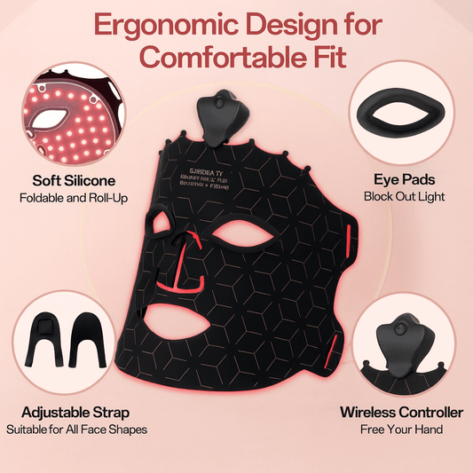 Auretta FlexiSilk LED Light Therapy Mask